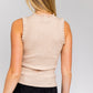 GILLI Ruffle Detail Sleeveless Sweater Top