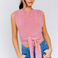 LE LIS Chic Dusty Multi-Tie/Convertible Backless Sweater Tank