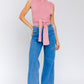LE LIS Chic Dusty Multi-Tie/Convertible Backless Sweater Tank
