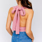 LE LIS Chic Dusty Multi-Tie/Convertible Backless Sweater Tank