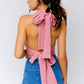 LE LIS Chic Dusty Multi-Tie/Convertible Backless Sweater Tank