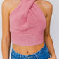 LE LIS Chic Dusty Multi-Tie/Convertible Backless Sweater Tank