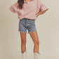 AEMI & Co. Casual Striped Dolman Sleeves Top - Rachel Top
