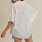 AEMI & Co. Casual Striped Dolman Sleeves Top - Rachel Top
