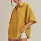 AEMI & Co. Casual Striped Dolman Sleeves Top - Rachel Top