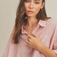 AEMI & Co. Casual Striped Dolman Sleeves Top - Rachel Top