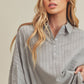 AEMI & Co. Casual Striped Dolman Sleeves Top - Rachel Top