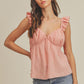 AEMI & Co. Sweetheart Neckline Trixie Top