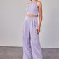 DO + BE COLLECTION Lavendar Wide Leg Pants