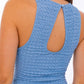 LE LIS Textured Laser Dress