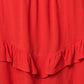 GILLI Sleeveless Asymmetrical Hem Line Tiered Top