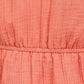LE LIS Peach Mini Flare Sundress with Ruffle Detail