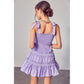 DO + BE COLLECTION Smocked Tiered Dress