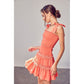 DO + BE COLLECTION Smocked Tiered Dress