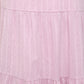 GILLI Elegant Off-white Sleeveless Tiered Mini Dress