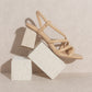 KKE ORIGINALS Ashley - Wooden Heel Sandal