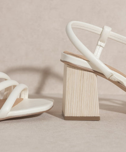 KKE ORIGINALS Ashley - Wooden Heel Sandal