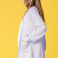 EG FASHION Solid Waffle Knit Cardigan