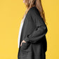 EG FASHION Solid Waffle Knit Cardigan