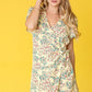 EG FASHION Ditsy Floral Wrap Dress