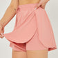 LOVE TREE Activewear Two In One Drawstring Shorts