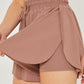 LOVE TREE Activewear Two In One Drawstring Shorts
