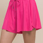 LOVE TREE Activewear Two In One Drawstring Shorts