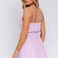 LE LIS Mini Lavendar Tank Romantic Cocktail Dress