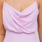 LE LIS Mini Lavendar Tank Romantic Cocktail Dress