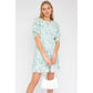 GILLI Kimono Sleeve Floral Printed Dress
