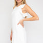 GILLI One shoulder Ruffle Sleeve Dress