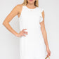 GILLI One shoulder Ruffle Sleeve Dress