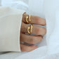 Titanium Steel Hug Bypass Ring