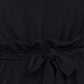 GILLI Black One Shoulder belted Jogger Jumpsuit