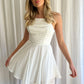 ONE & ONLY COLLECTIVE Back-Tied Flared Mini Skater Dress