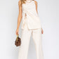 GILLI Casual Sleeveless Ruching Top