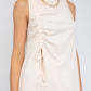 GILLI Casual Sleeveless Ruching Top