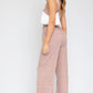 GILLI Taupe-Ivory Dot Sleeveless Scoop Neck Wide Leg Jumpsuit