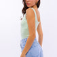 LE LIS Cute Square Neck Tank Bodysuit