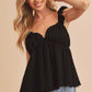 AEMI & Co. Sweetheart Neckline Trixie Top