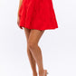 LE LIS Smocked Waist Flare Skirt