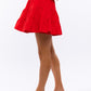 LE LIS Smocked Waist Flare Skirt