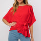 GILLI 3/4 Sleeve Side Tie Top