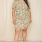 EG FASHION Ditsy Floral Wrap Dress