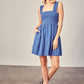 MUSTARD SEED Casual Smocked Ruffle Mini Boho Sundress