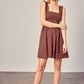 MUSTARD SEED Casual Smocked Ruffle Mini Boho Sundress