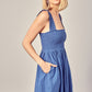 MUSTARD SEED Casual Smocked Ruffle Mini Boho Sundress