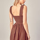 MUSTARD SEED Casual Smocked Ruffle Mini Boho Sundress