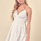 MUSTARD SEED Casual Ruffle Detail Tiered Romantic Mini Dress