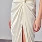 DO + BE COLLECTION Side Gathered Slit Skirt